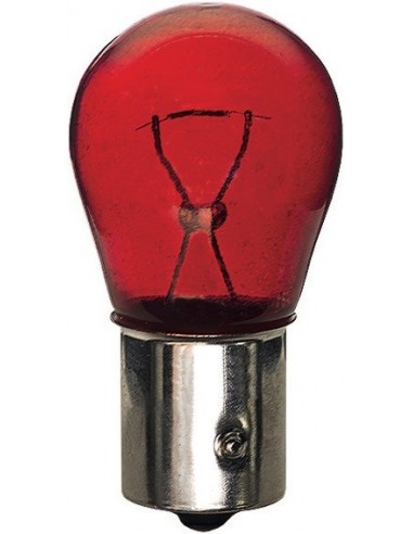 LAMPADA 1 FILAMENTO 12V 21W BAW15s ROSSA