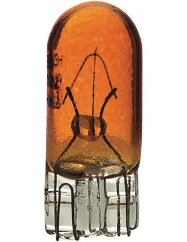 LAMPADA VETRO 12V 5W ARANCIO T10...