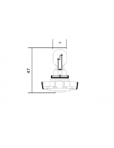 LAMPADA HYPERVISION  PS24W 12V 24W