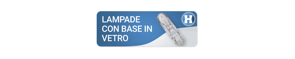 Lampade con base in vetro